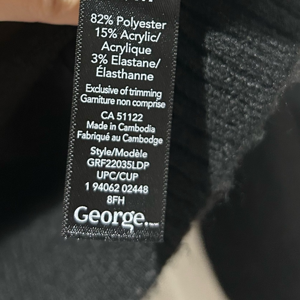 NWT Black Sweater with pearls - Picture 4 of 4
